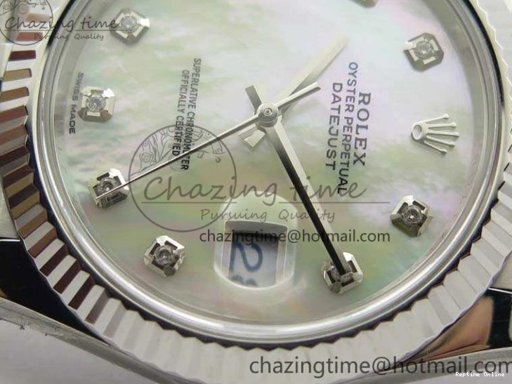 0206 DateJust 228238 SS Noob 1:1 Best Edition MOP Dial Diamond On Jubilee Bracelet A WeatherProof 3496